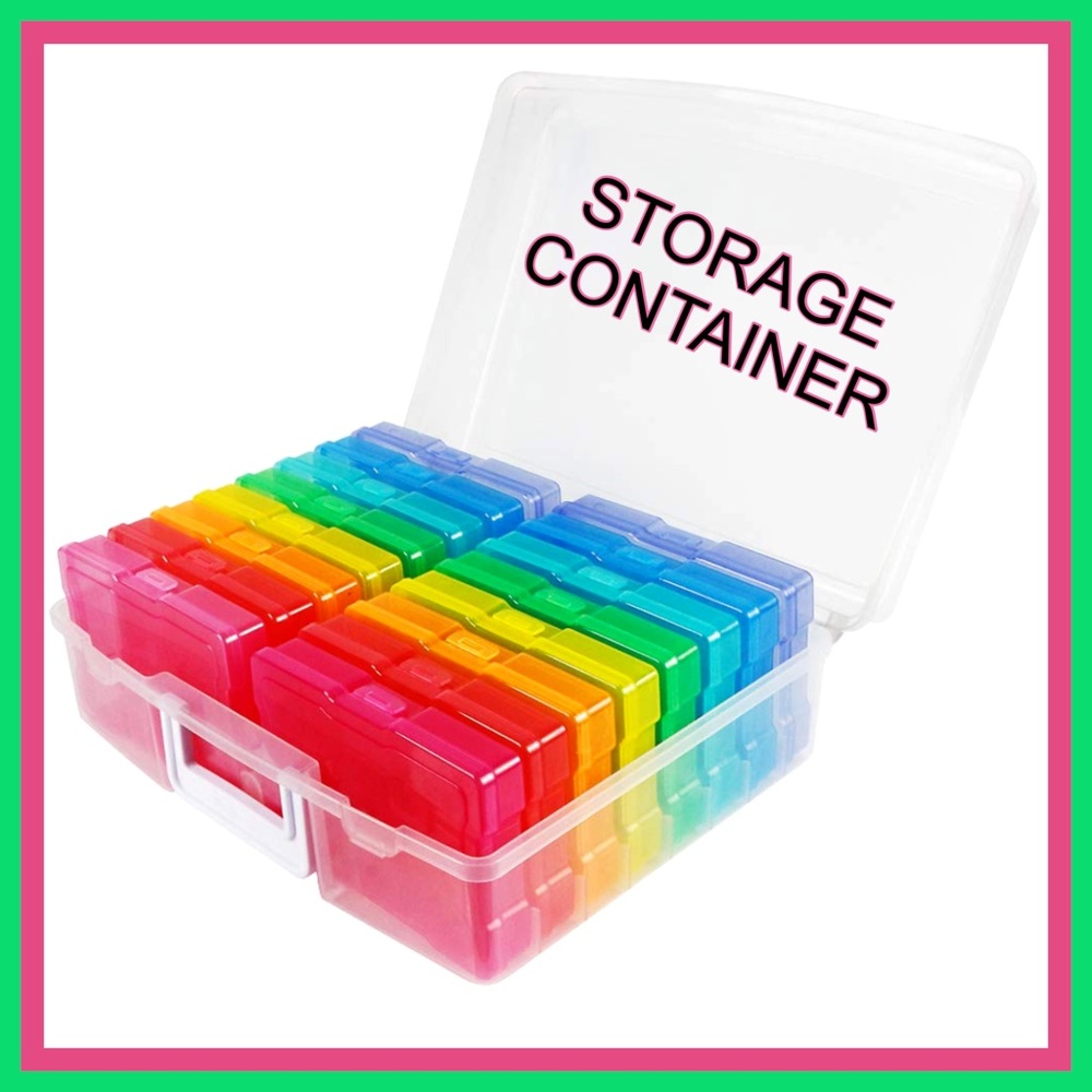 STORAGE CONTAINER W/16 COLORFUL INNER CONTAINERS